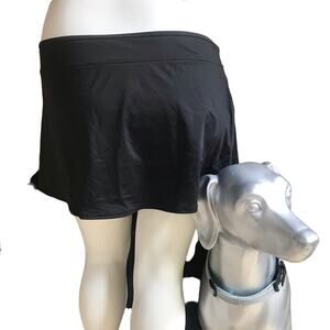 NEW Lands' End Lycra Xtra Life Black Swim Skirt Women’s Size 18 NWT